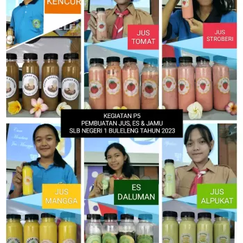 Kegiatan P5 Pembuatan Jus, Es & Jamu SLB Negeri 1 Buleleng